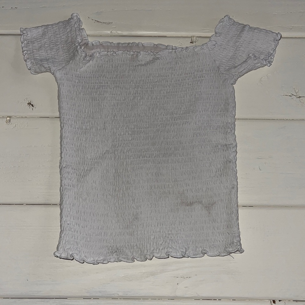 Hollister Women’s ribbed cropped top SZ S